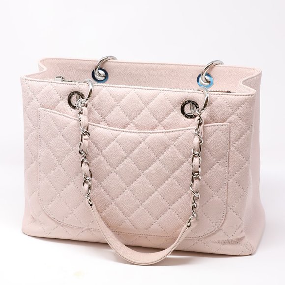 CHANEL CAVIAR PINK GRAND SHOPPING TOTE - Picture 2 of 2